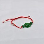Vòng tay Chỉ đỏ may mắn | Phối đá cỏ 4 lá may mắn |Quà tặng ý nghĩa cho người thân, người yêu| 39015