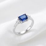 Nhẫn bạc S925 đính đá CZ màu Birthstone